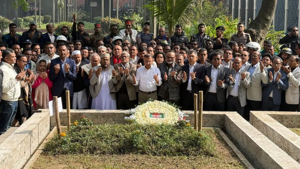 শহীদ ওসমান হাদি ও জাতীয় কবির সমাধিতে তারেক রহমানের শ্রদ্ধা নিবেদন: গণতান্ত্রিক অভিযাত্রার নতুন দিগন্ত