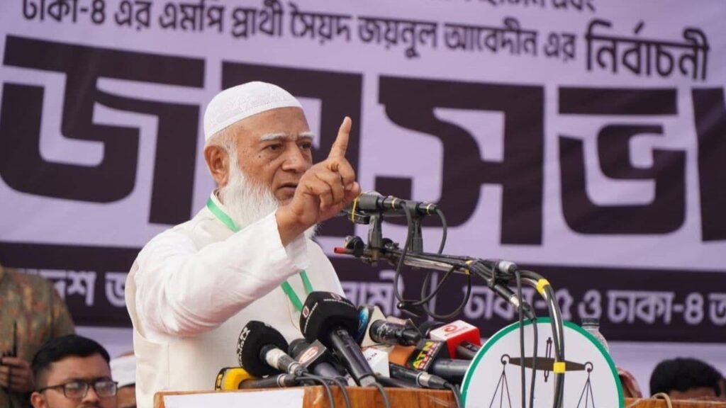 চাঁদাবাজদের ‘লালকার্ড’, যাত্রাবাড়ীর জনসভায় জামায়াত আমিরের কঠোর হুঁশিয়ারি