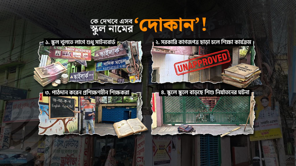 ঢাকার অলিগলিতে অনিবন্ধিত স্কুলের রমরমা, নজরদারির অভাবে ঝুঁকিতে শৈশব