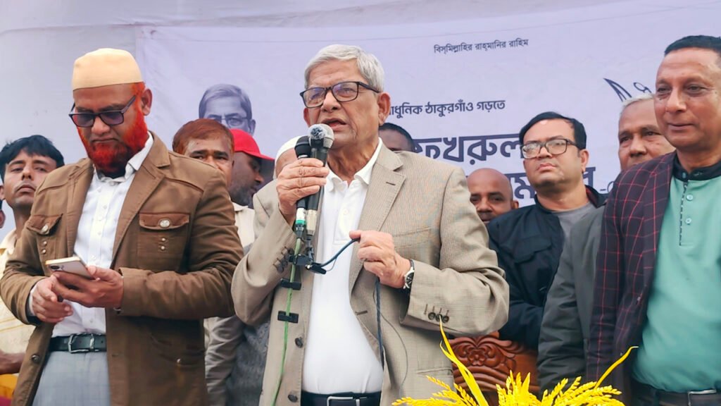 “এটাই আমার শেষ নির্বাচন”, ঠাকুরগাঁওয়ে ভোটারদের কাছে আবেগঘন আবদার মির্জা ফখরুলের