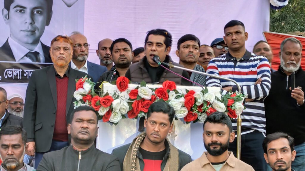 ভোলার উন্নয়ন ও আগামীর রাজনীতি নিয়ে উত্তপ্ত মাঠ : পার্থের নিশানায় জামায়াত