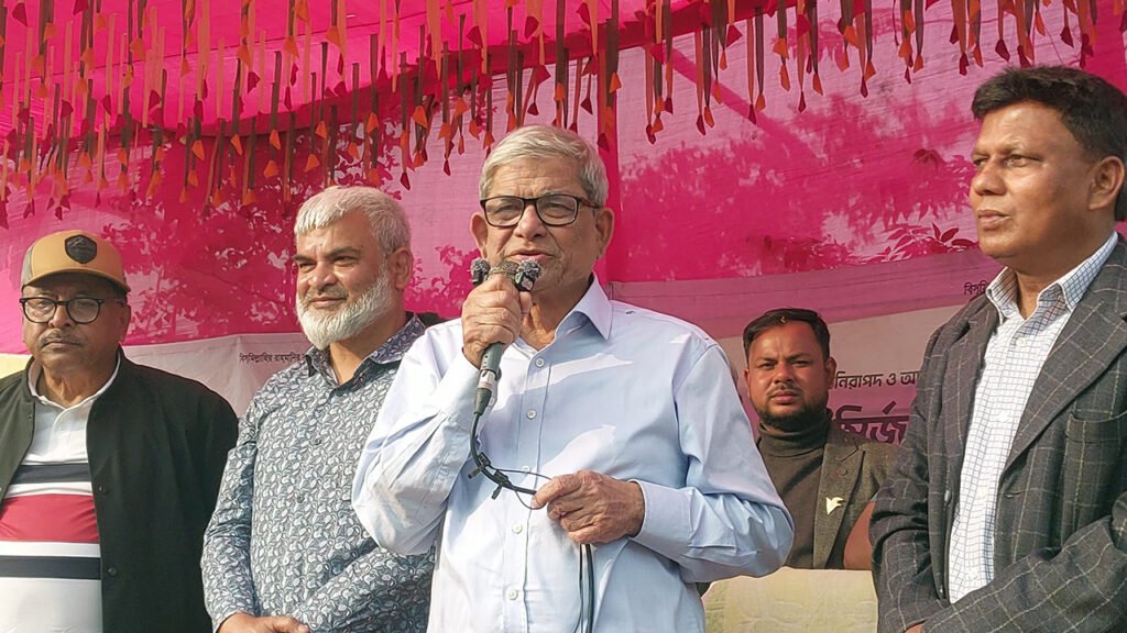 হিন্দু-মুসলমানদের মধ্যে কোনো ভেদাভেদ চাই না, ঠাকুরগাঁওয়ে মির্জা ফখরুল